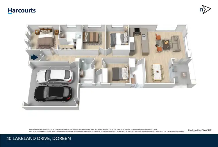 Floorplan of Homely house listing, 40 Lakeland Drive, Doreen VIC 3754