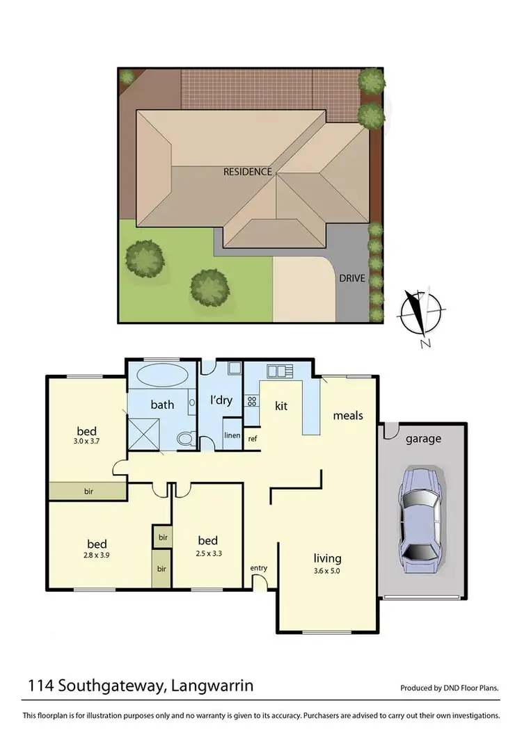 Floorplan of Homely unit listing, 114 Southgateway, Langwarrin VIC 3910