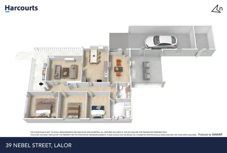 Floorplan of Homely house listing, 39 Nebel Street, Lalor VIC 3075