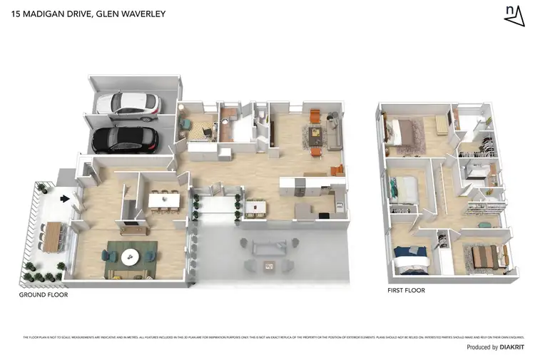 Floorplan of Homely house listing, 15 Madigan Drive, Glen Waverley VIC 3150