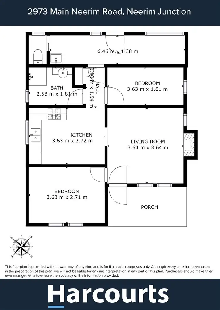Floorplan of Homely house listing, 2973 Main Neerim Road, Neerim Junction VIC 3832