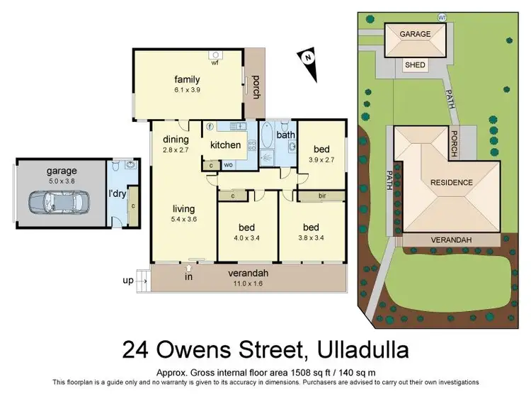 Floorplan of Homely house listing, 24 Owens Street, Ulladulla NSW 2539