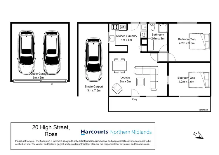 Floorplan of Homely house listing, 20 High Street, Ross TAS 7209