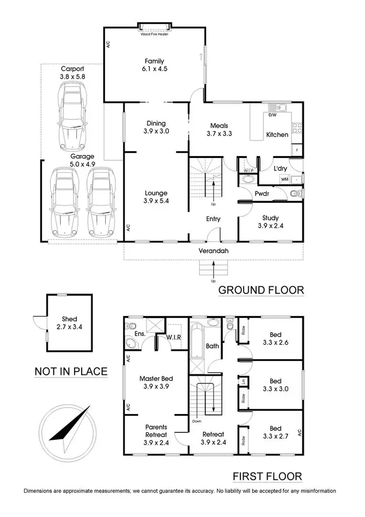Floorplan of Homely house listing, 7 Pacific Close, Wantirna VIC 3152