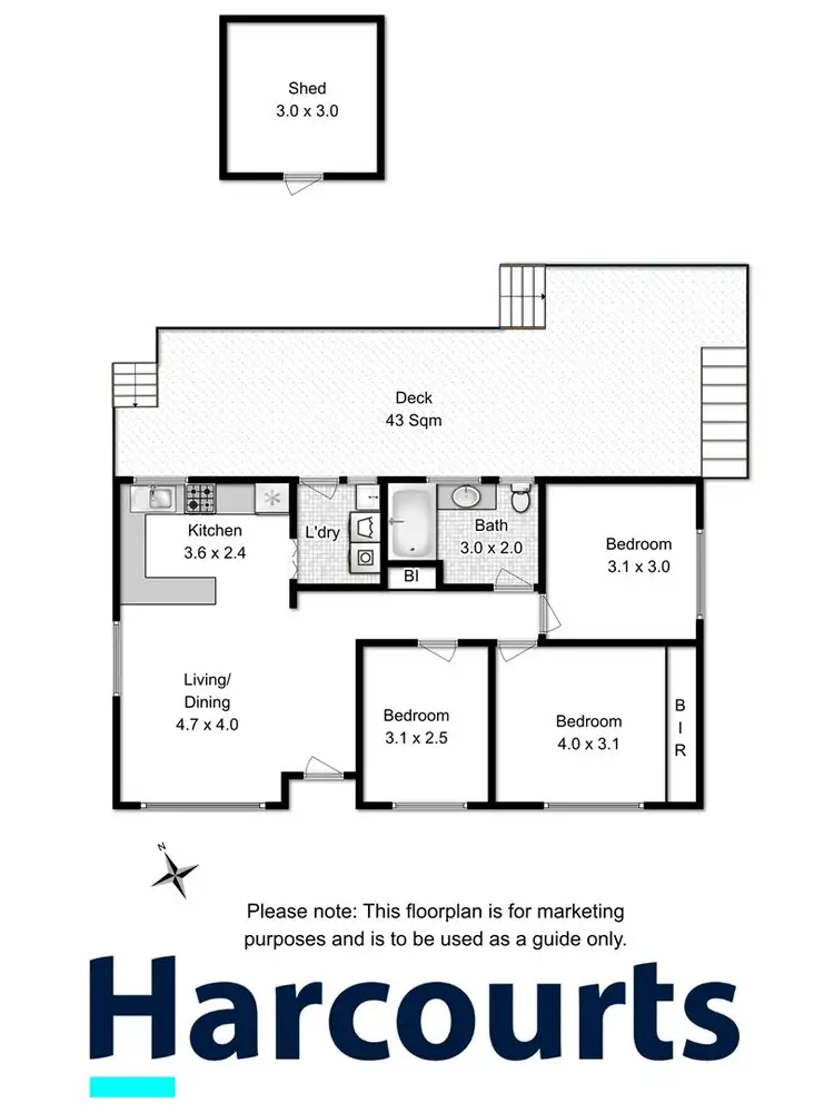 Floorplan of Homely house listing, 6 Takari Place, Mornington TAS 7018