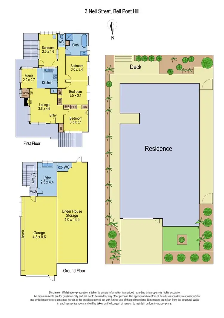 Floorplan of Homely house listing, 3B Neil Street, Bell Post Hill VIC 3215