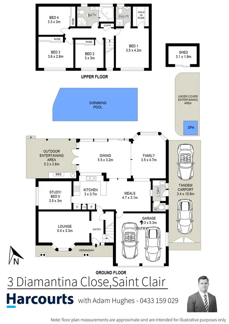 Floorplan of Homely house listing, 3 Diamantina Close, St Clair NSW 2759