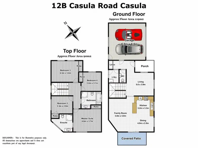 Floorplan of Homely house listing, 12B Casula Road, Casula NSW 2170