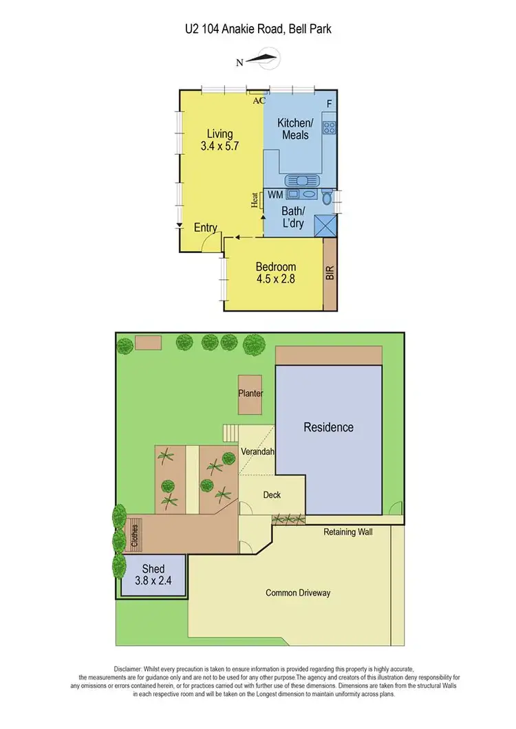 Floorplan of Homely house listing, 2/104 Anakie Road, Bell Park VIC 3215