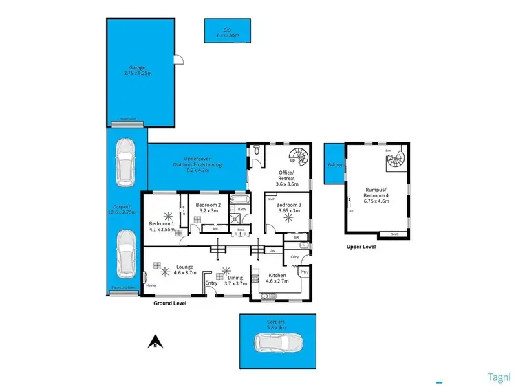 Floorplan of Homely house listing, 9 Amberly Drive, Happy Valley SA 5159