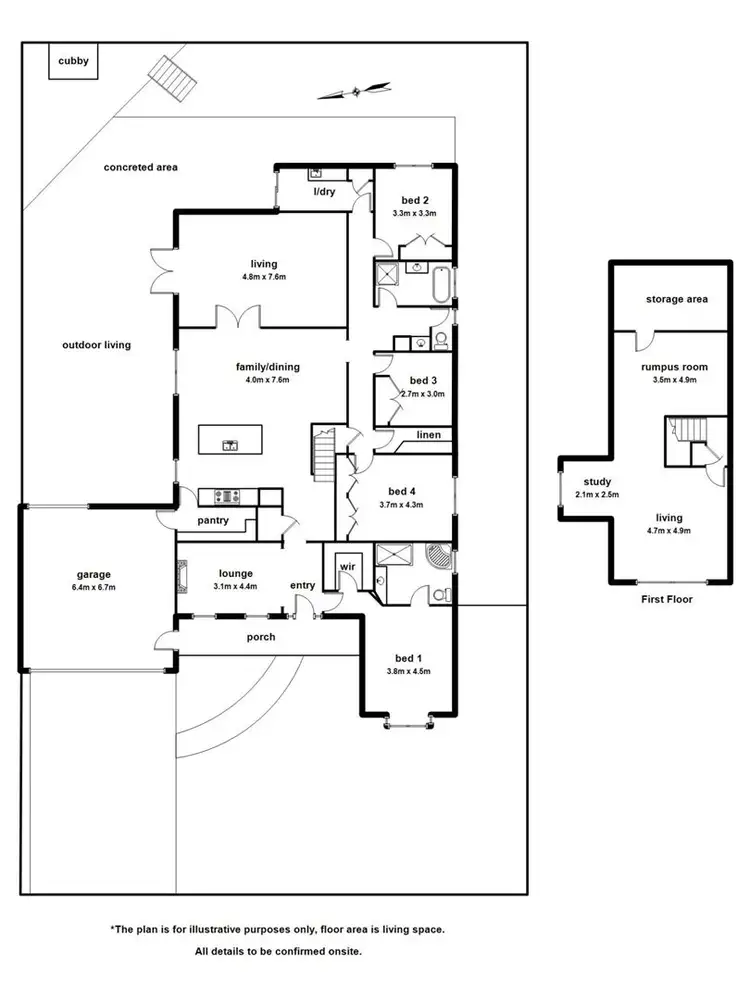 Floorplan of Homely house listing, 33 Northgate Drive, Berwick VIC 3806