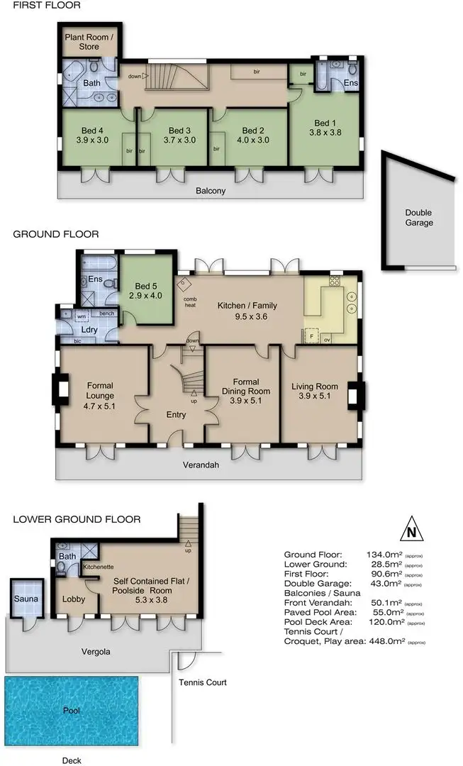 Floorplan of Homely house listing, 5 Cezanne Court, Torrens Park SA 5062