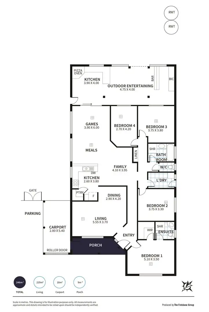 Floorplan of Homely house listing, 14 Lamont Road, Mccracken SA 5211