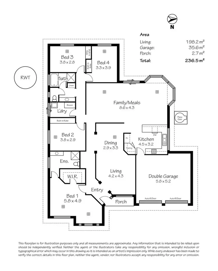 Floorplan of Homely house listing, 10 Astia Place, Birdwood SA 5234