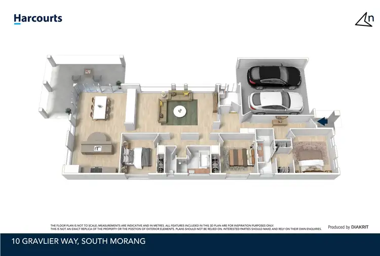 Floorplan of Homely house listing, 10 Gravlier Way, South Morang VIC 3752
