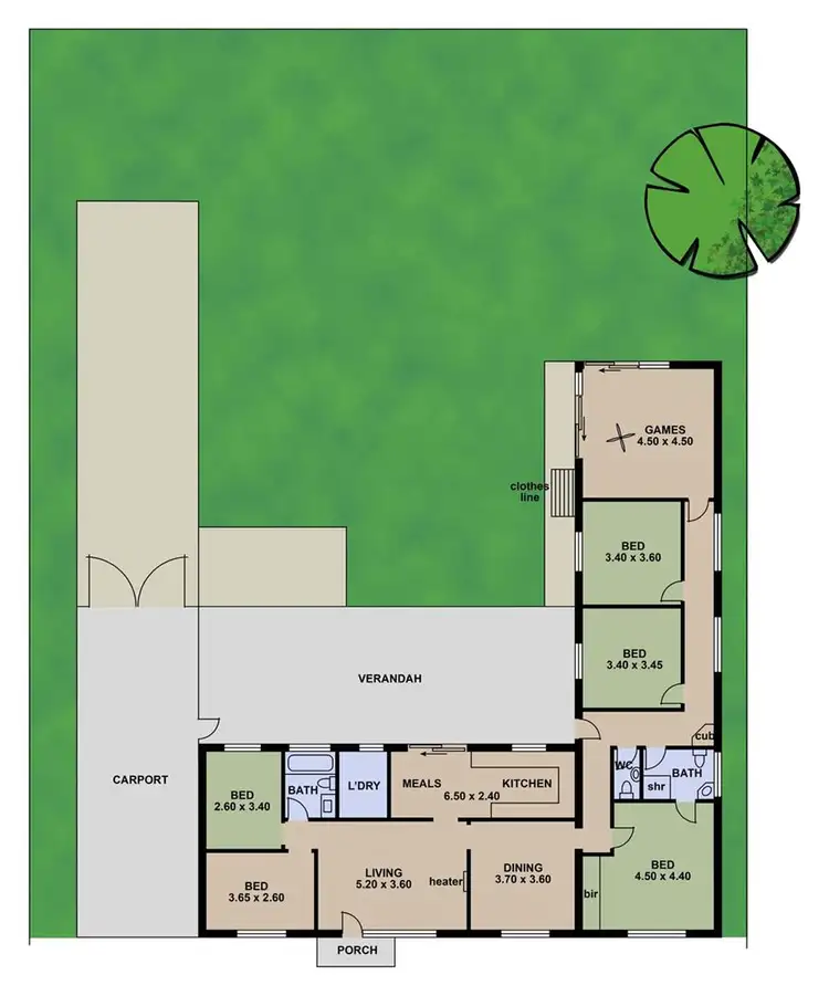 Floorplan of Homely house listing, 27 Burke Street, Hackham SA 5163