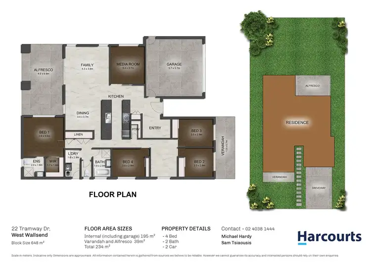 Floorplan of Homely house listing, 22 Tramway Drive, West Wallsend NSW 2286