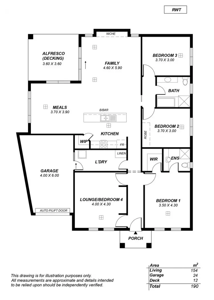 Floorplan of Homely house listing, 96B Reid Avenue, Magill SA 5072