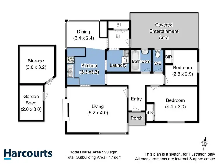 Floorplan of Homely house listing, 8 Cross Street, Midway Point TAS 7171