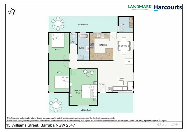 Floorplan of Homely rural property listing, 15 Williams Street, Barraba NSW 2347
