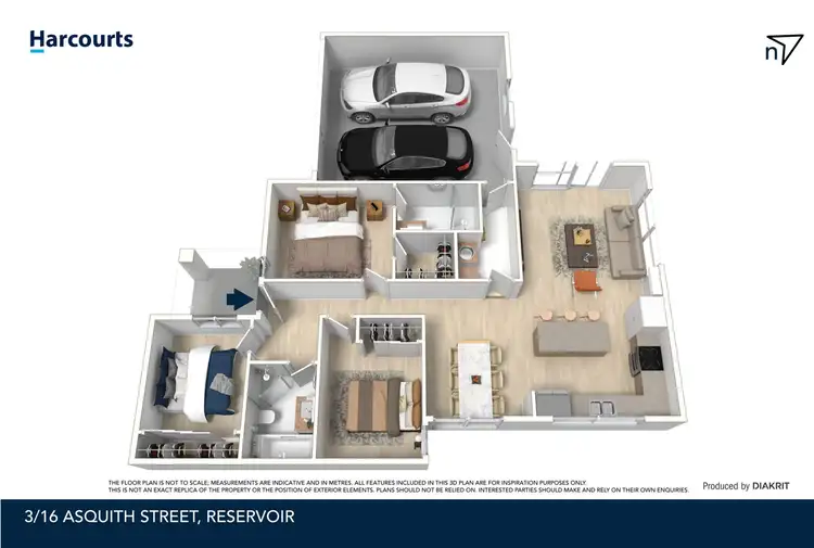 Floorplan of Homely unit listing, 3/16 Asquith Street, Reservoir VIC 3073