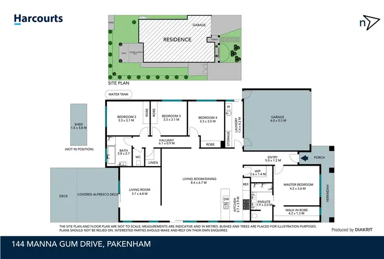 Floorplan of Homely house listing, 144 Manna Gum Drive, Pakenham VIC 3810
