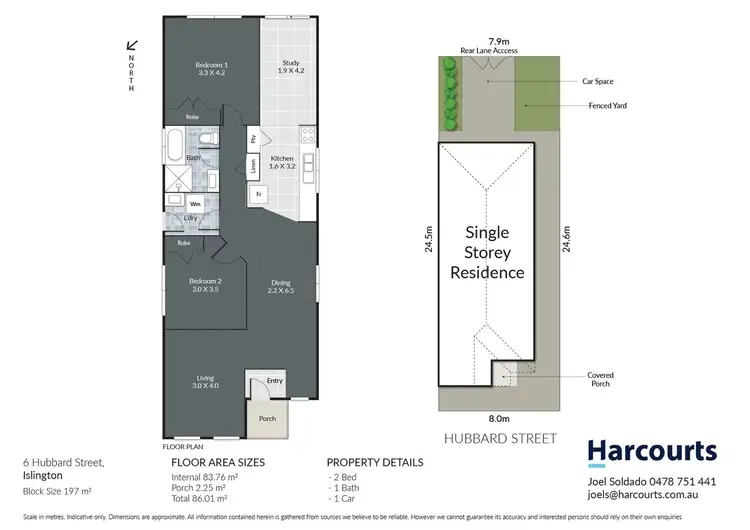 Floorplan of Homely house listing, 6 Hubbard Street, Islington NSW 2296