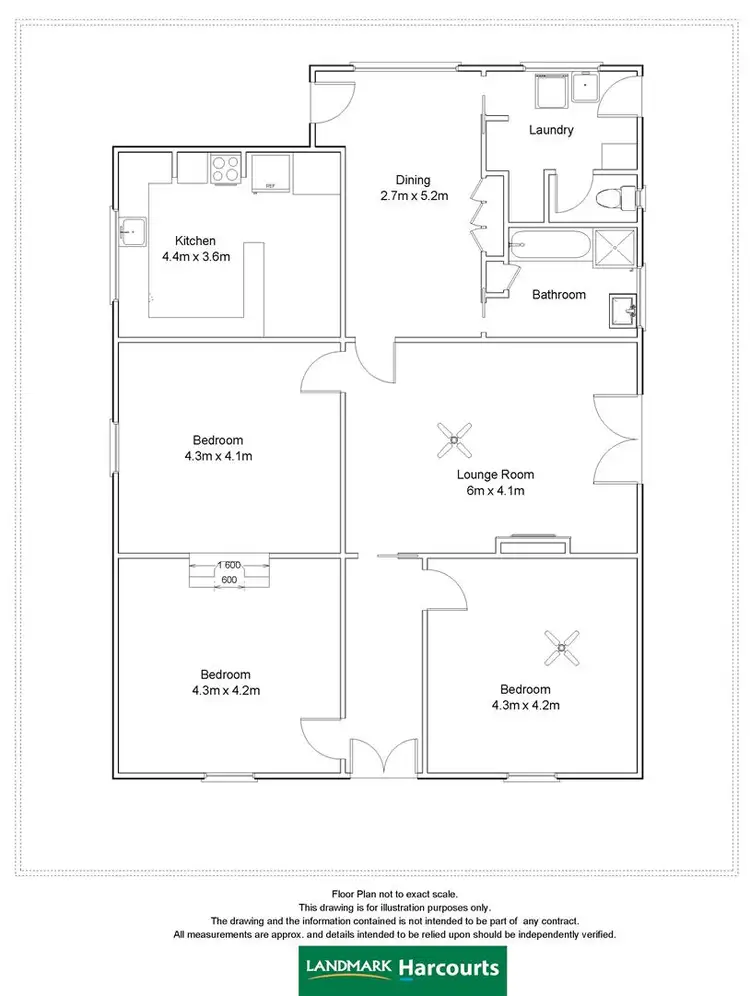 Floorplan of Homely house listing, 4643 Wilkins Highway, Jamestown SA 5491