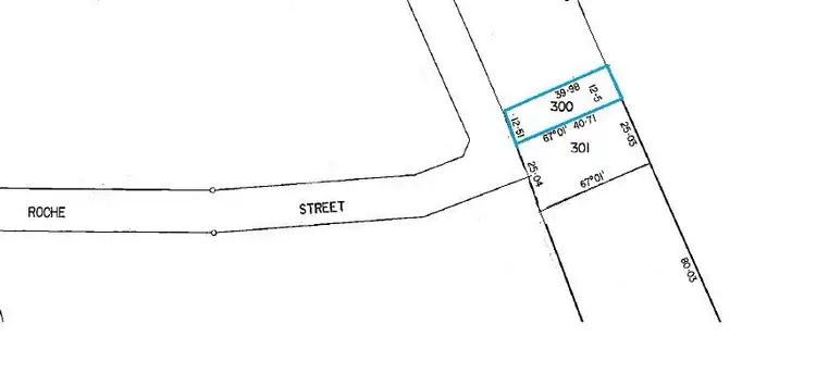 Floorplan of Homely land listing, Lot 300 Roche Street, Freeling SA 5372