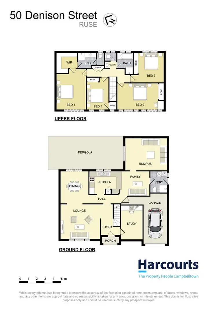 Floorplan of Homely house listing, 50 Denison Street, Ruse NSW 2560
