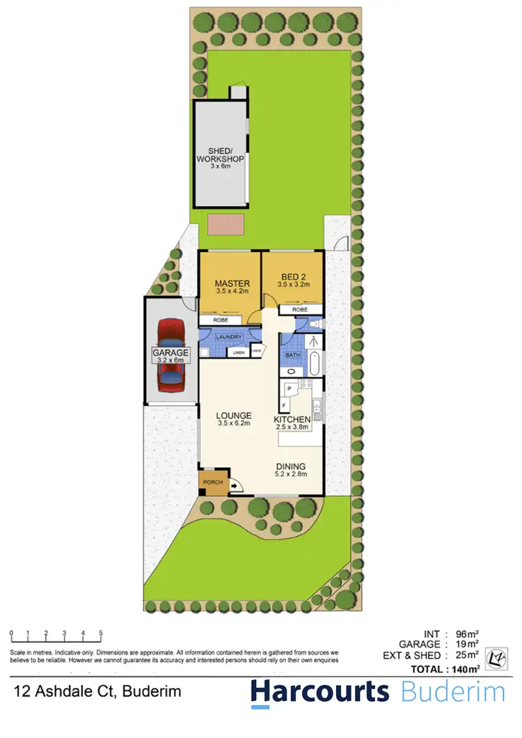 Floorplan of Homely semi-detached listing, 2/12 Ashdale Court, Buderim QLD 4556