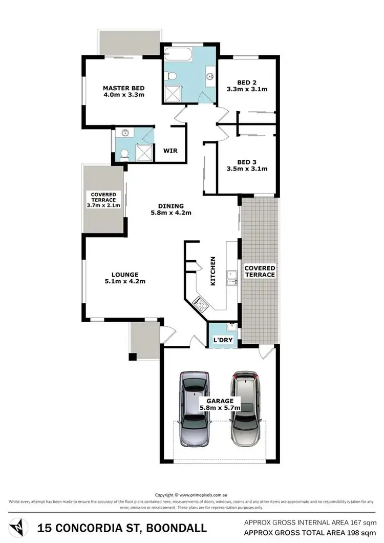 Floorplan of Homely house listing, 15 Concordia st, Boondall QLD 4034