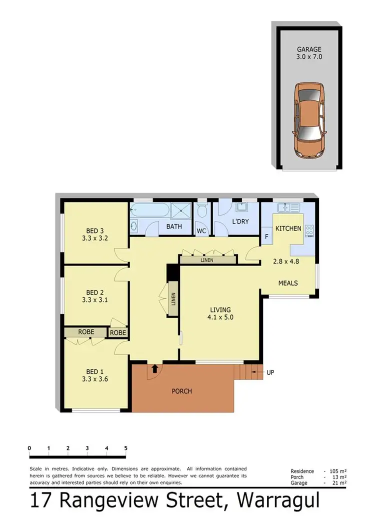 Floorplan of Homely house listing, 17 Rangeview Street, Warragul VIC 3820