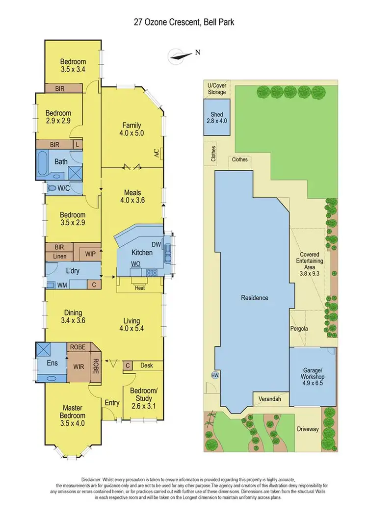 Floorplan of Homely house listing, 27 Ozone Crescent, Bell Park VIC 3215