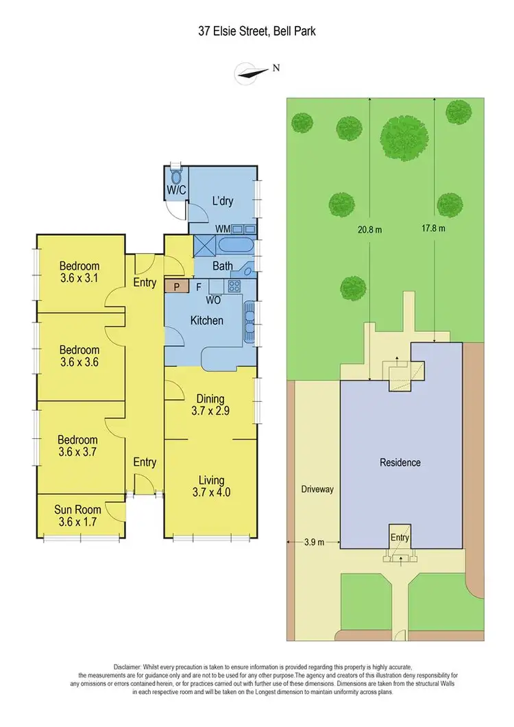 Floorplan of Homely house listing, 37 Elsie Street, Bell Park VIC 3215