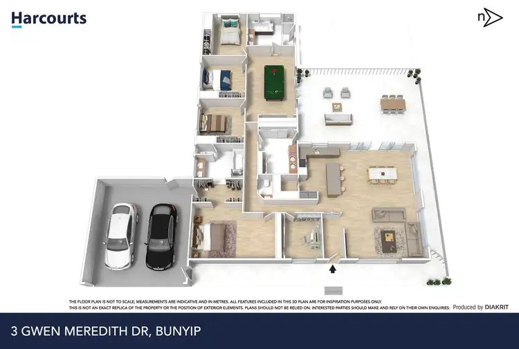 Floorplan of Homely house listing, 3 Gwen Meredith Drive, Bunyip VIC 3815