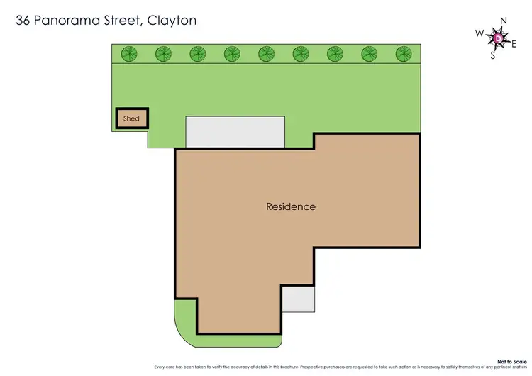 Floorplan of Homely townhouse listing, 2/36 Panorama Street, Clayton VIC 3168