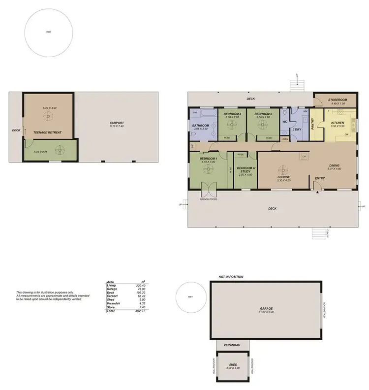 Floorplan of Homely house listing, 517 Hillview Road, Macclesfield SA 5153