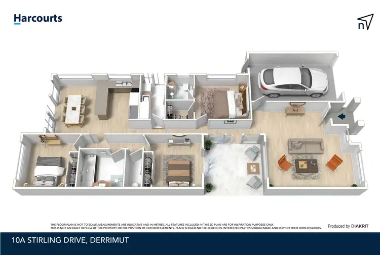 Floorplan of Homely house listing, 10A Stirling Drive, Derrimut VIC 3030