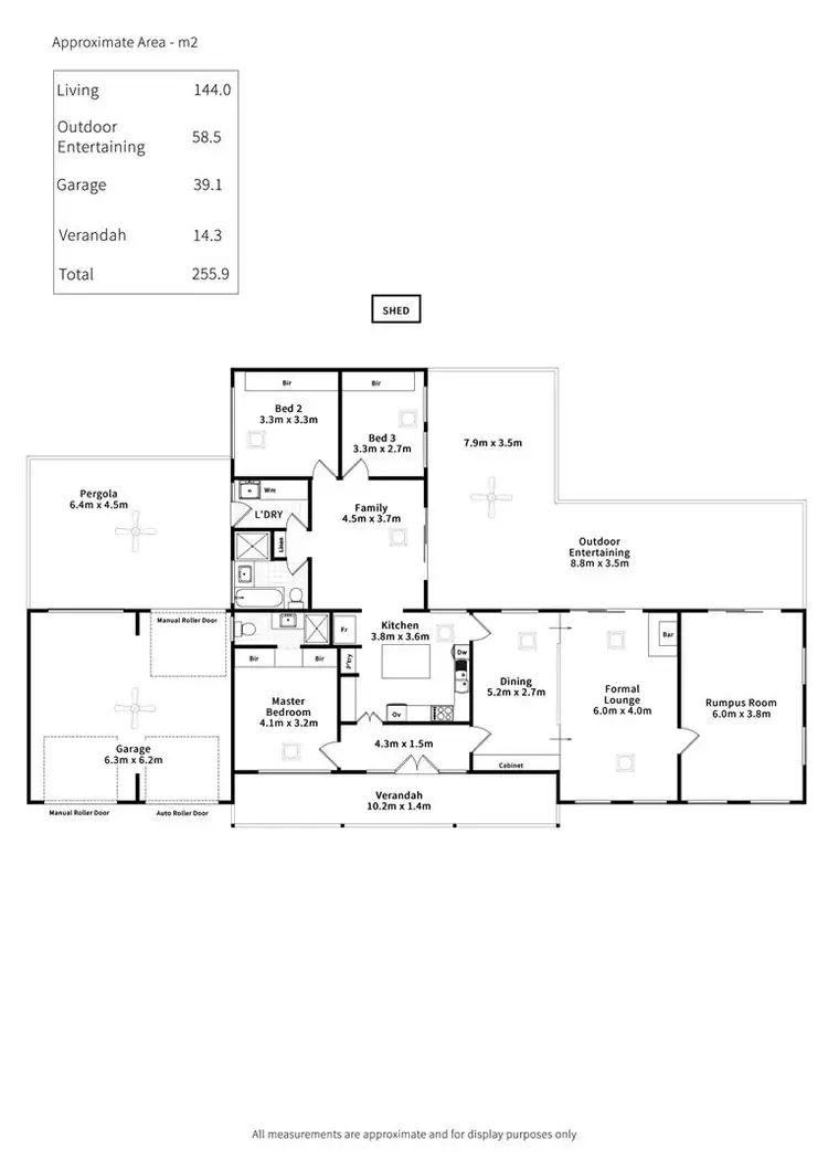 Floorplan of Homely house listing, 1 Tyabb Crescent, Port Noarlunga South SA 5167