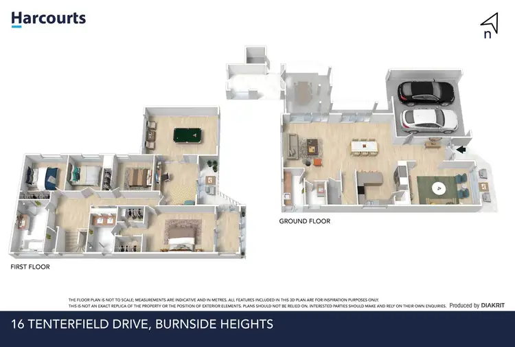 Floorplan of Homely house listing, 16 Tenterfield Drive, Burnside Heights VIC 3023