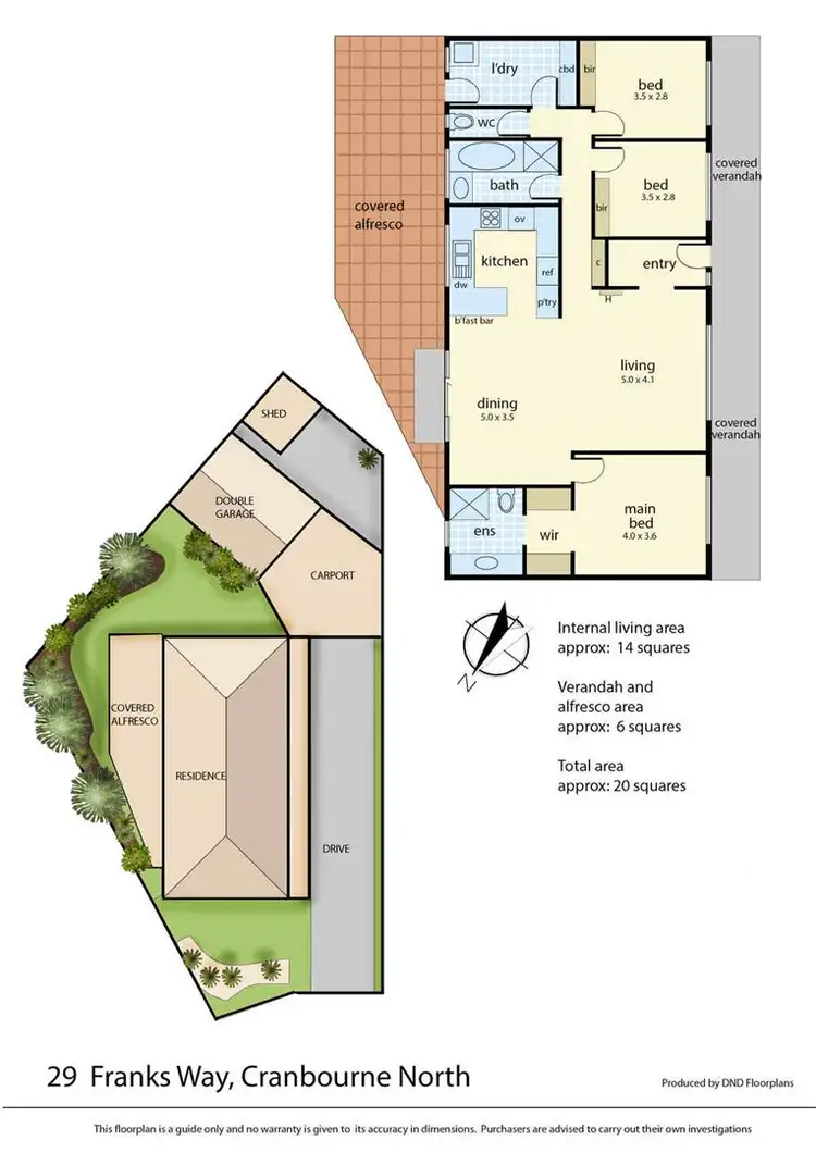 Floorplan of Homely house listing, 29 Franks Way, Cranbourne North VIC 3977