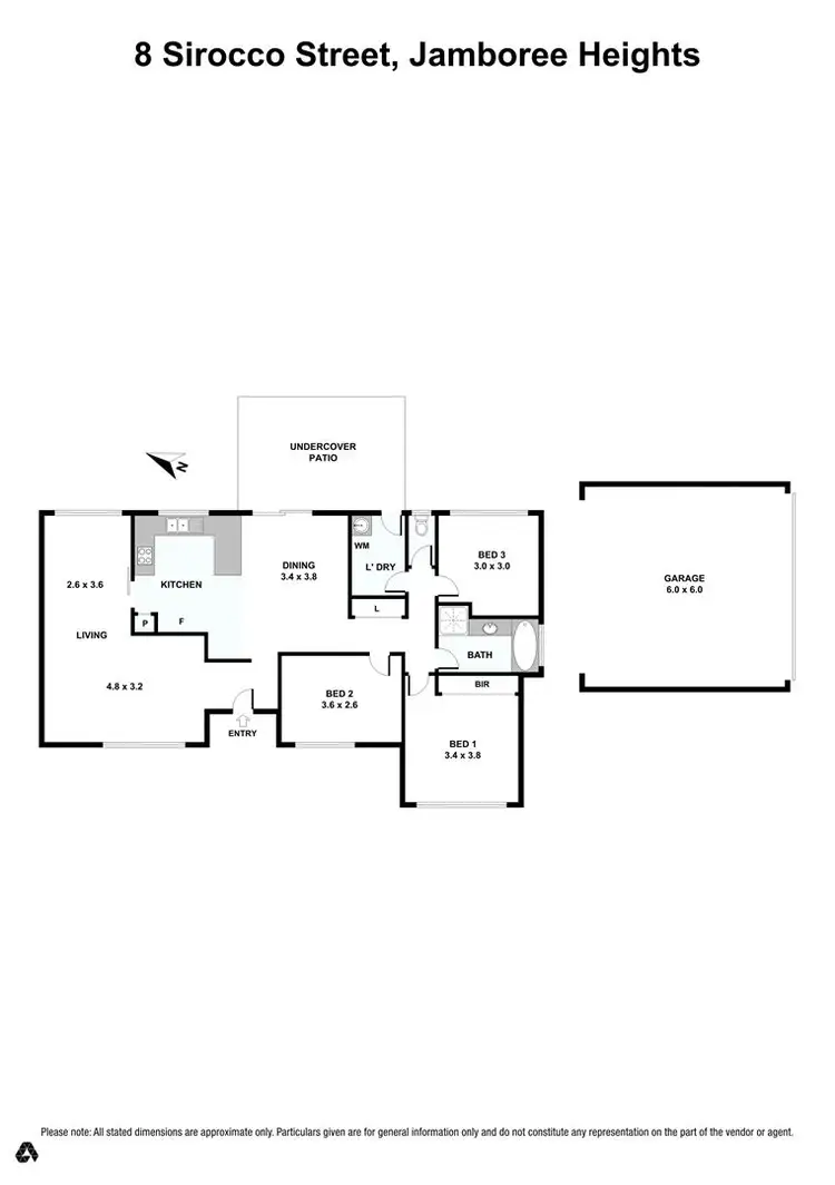 Floorplan of Homely house listing, 8 Sirocco Street, Jamboree Heights QLD 4074