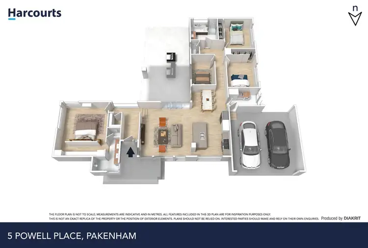 Floorplan of Homely house listing, 5 Powell Place, Pakenham VIC 3810