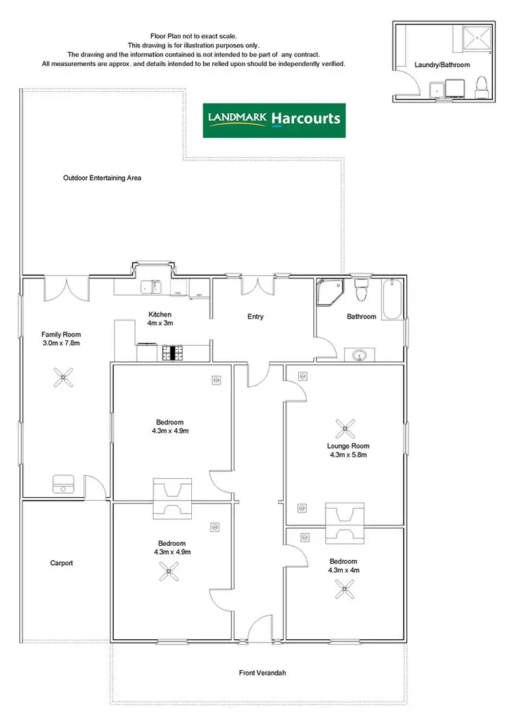 Floorplan of Homely house listing, 30 Muirkirk Street, Jamestown SA 5491