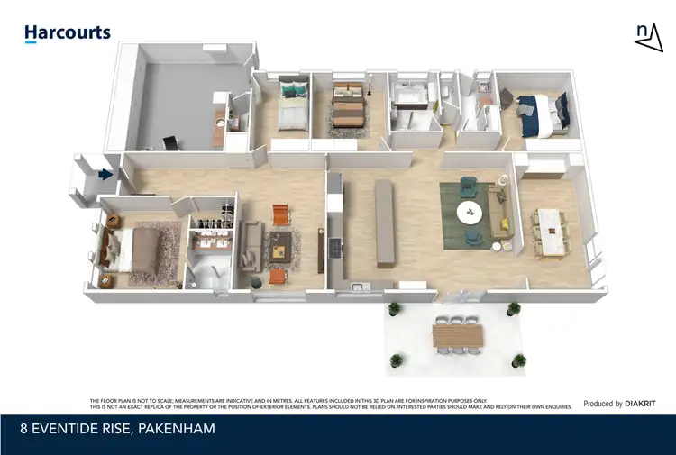 Floorplan of Homely house listing, 8 Eventide Rise, Pakenham VIC 3810