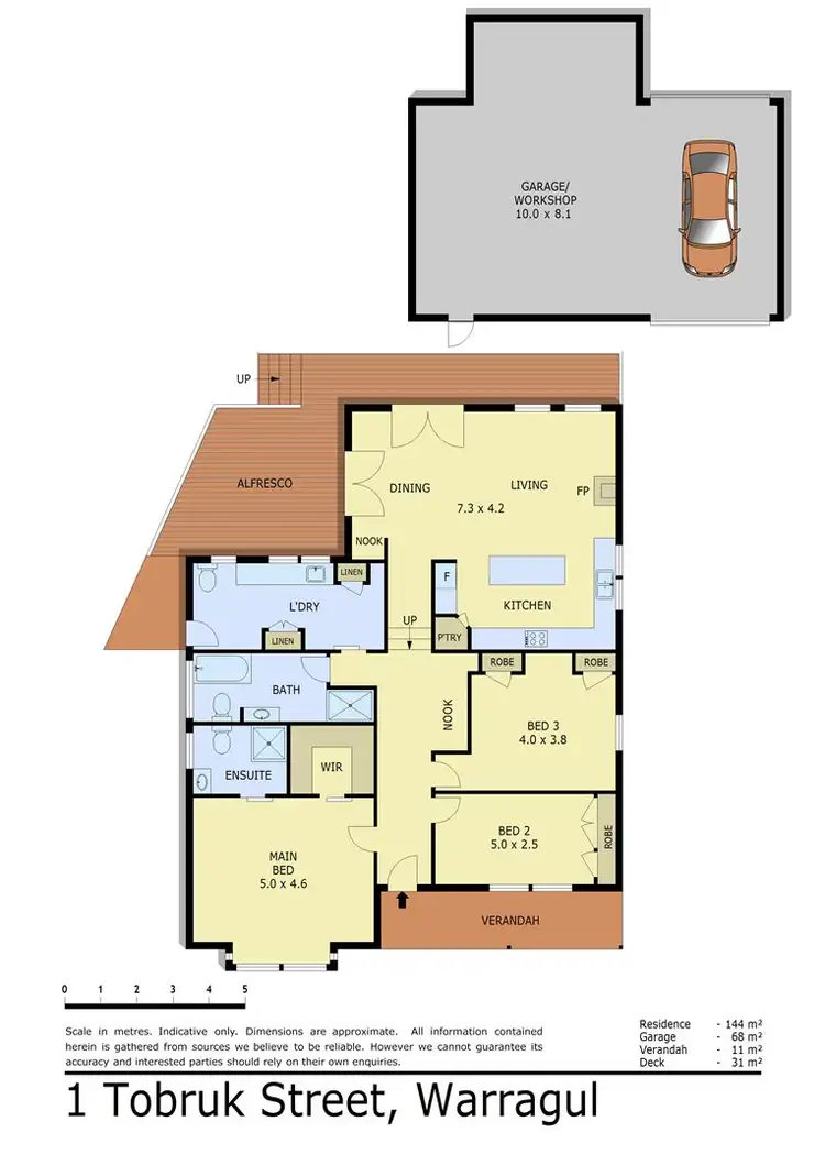 Floorplan of Homely house listing, 1 Tobruk Street, Warragul VIC 3820