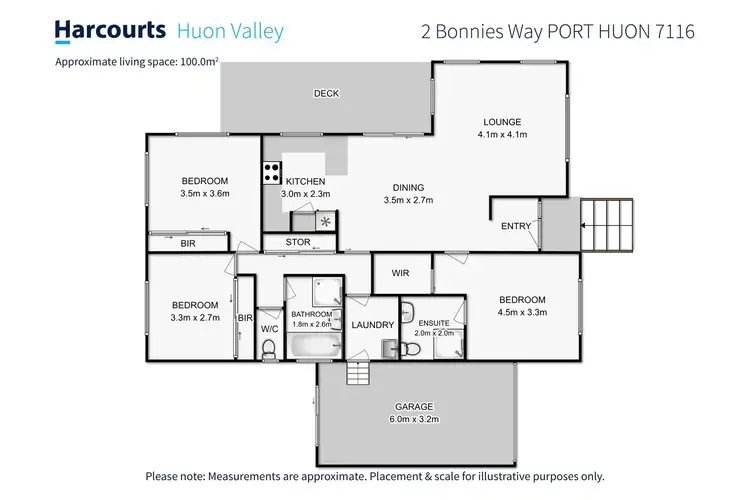 Floorplan of Homely house listing, 2 Bonnies Way, Port Huon TAS 7116