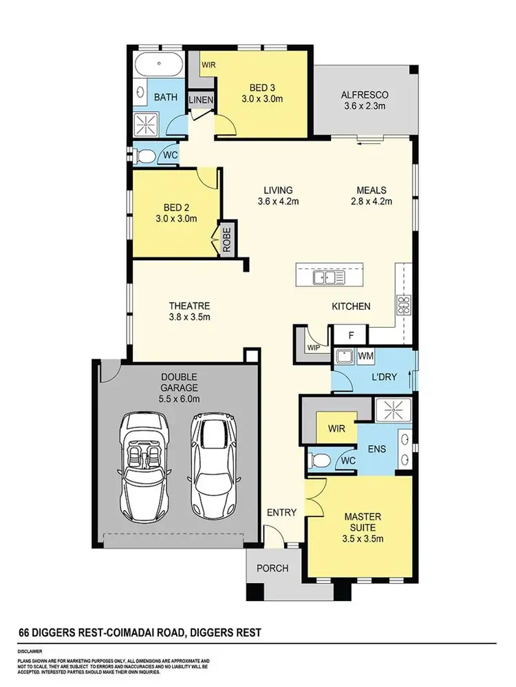 Floorplan of Homely house listing, 66 Diggers Rest - Coimadai Road, Diggers Rest VIC 3427