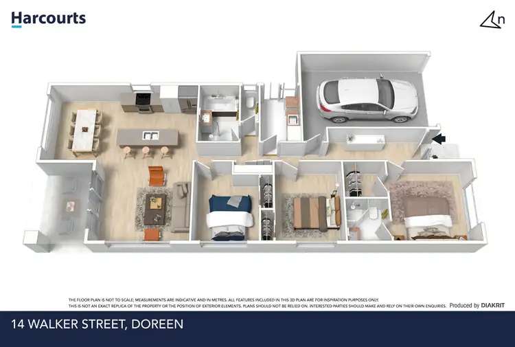 Floorplan of Homely house listing, 14 Walker Drive, Doreen VIC 3754